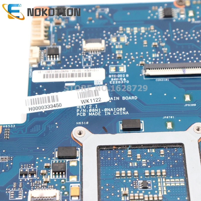 NOKOTION H000034860 H0000333450 основная плата для ноутбука Toshiba Satellite L775 материнская плата HM65 DDR3 GT525M 1 Гб