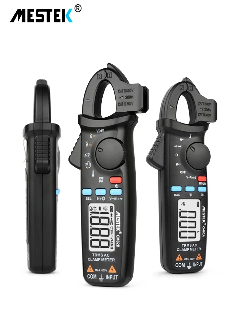 Mestek CM82B Clamp Meter AC Current AC/DC Voltage Temperature Measurement NCV Induction Resistance Capacitance | Инструменты