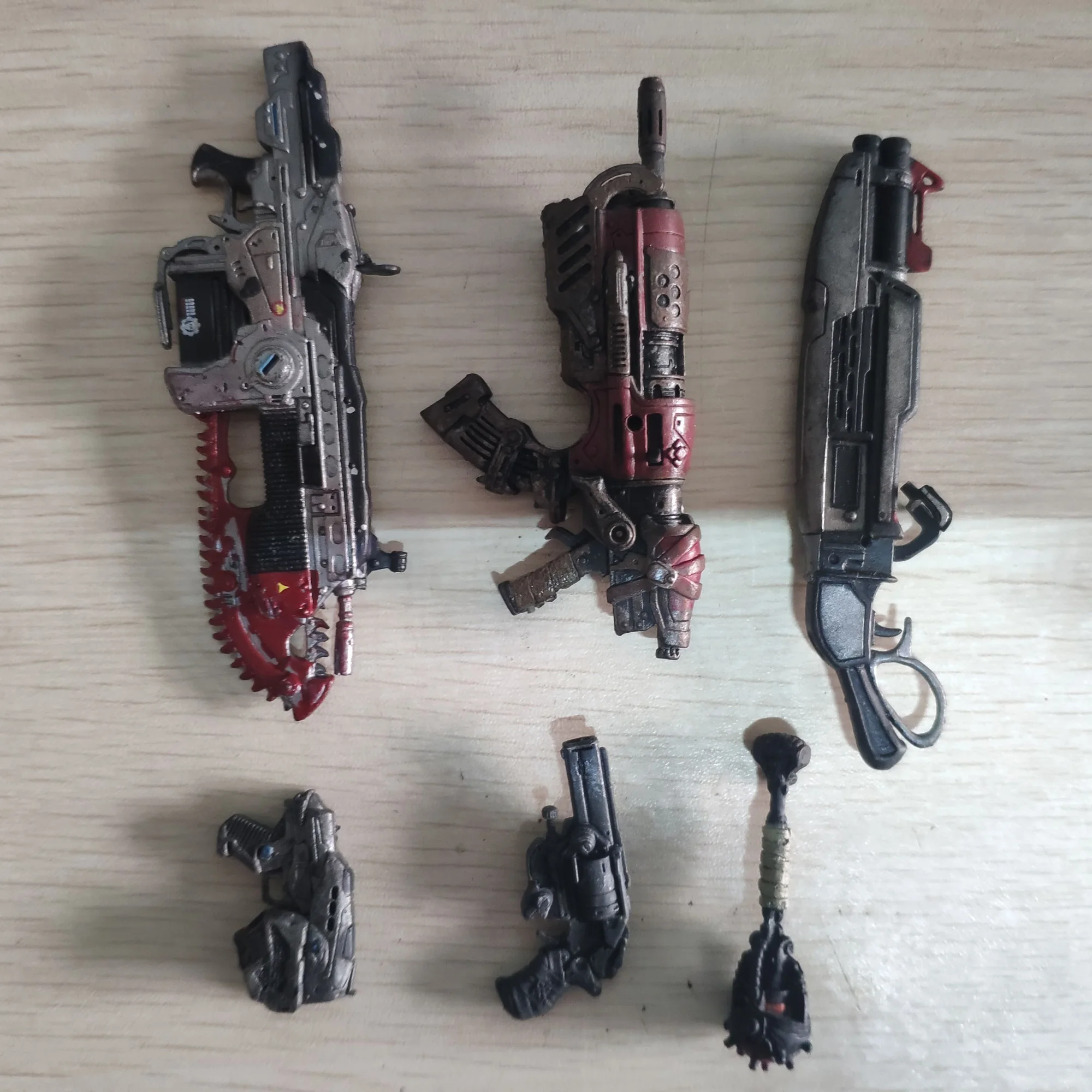 Lot of 6pcs Different Weapons Guns accessories for Gear-Wars Action Figure | Figures