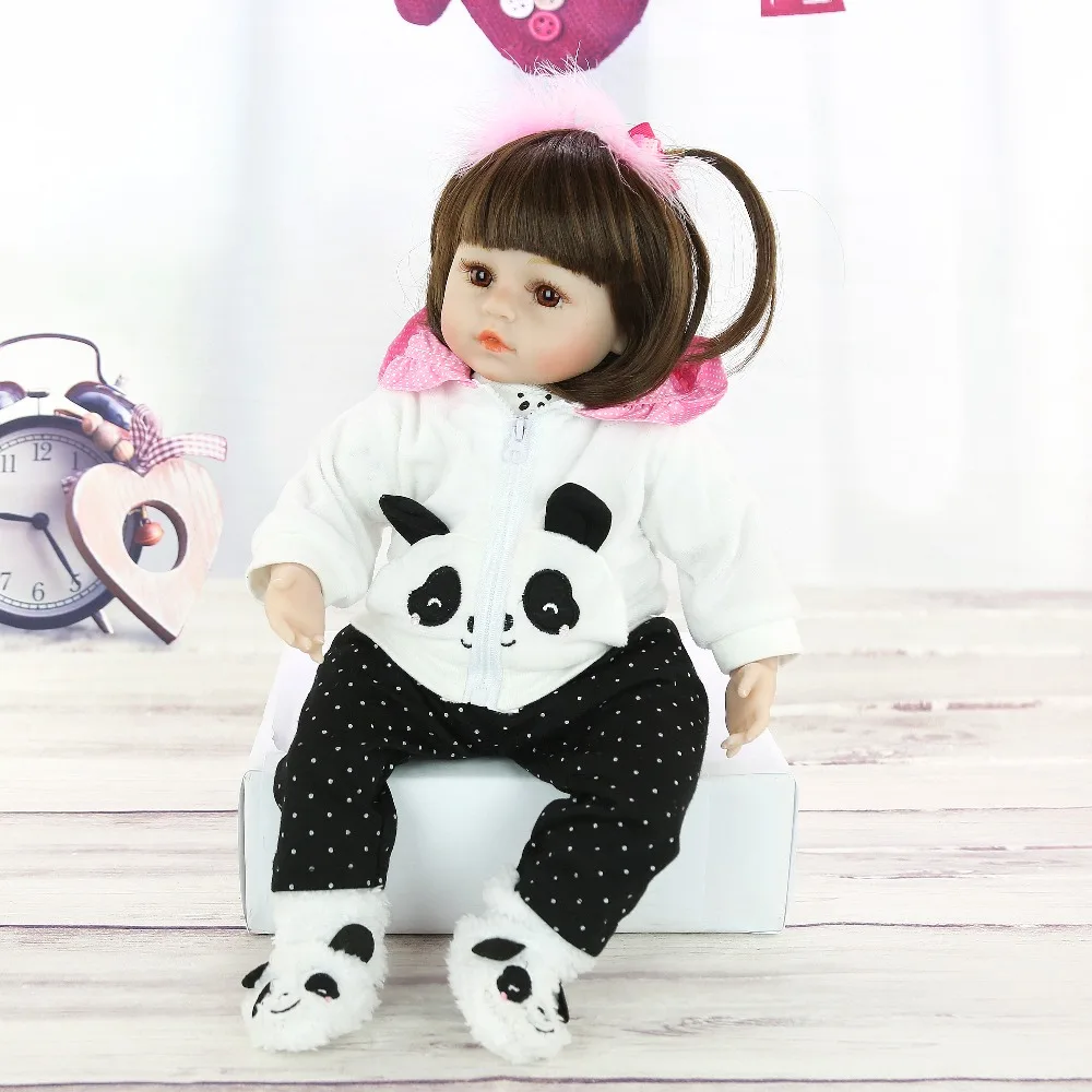 60cm Soft Silicone Reborn Baby Dolls Lifelike 24 Inch bebes Menina Princess Girl Doll Children Birthday Gifts | Игрушки и хобби