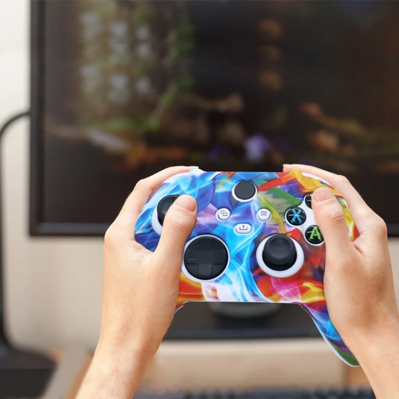 

Xb0x One Controllers Skins Anti-Slip Silicone Cover Protector Case Accessories Sets for Xb0x One Wireless/Wired Gamepad Joystick