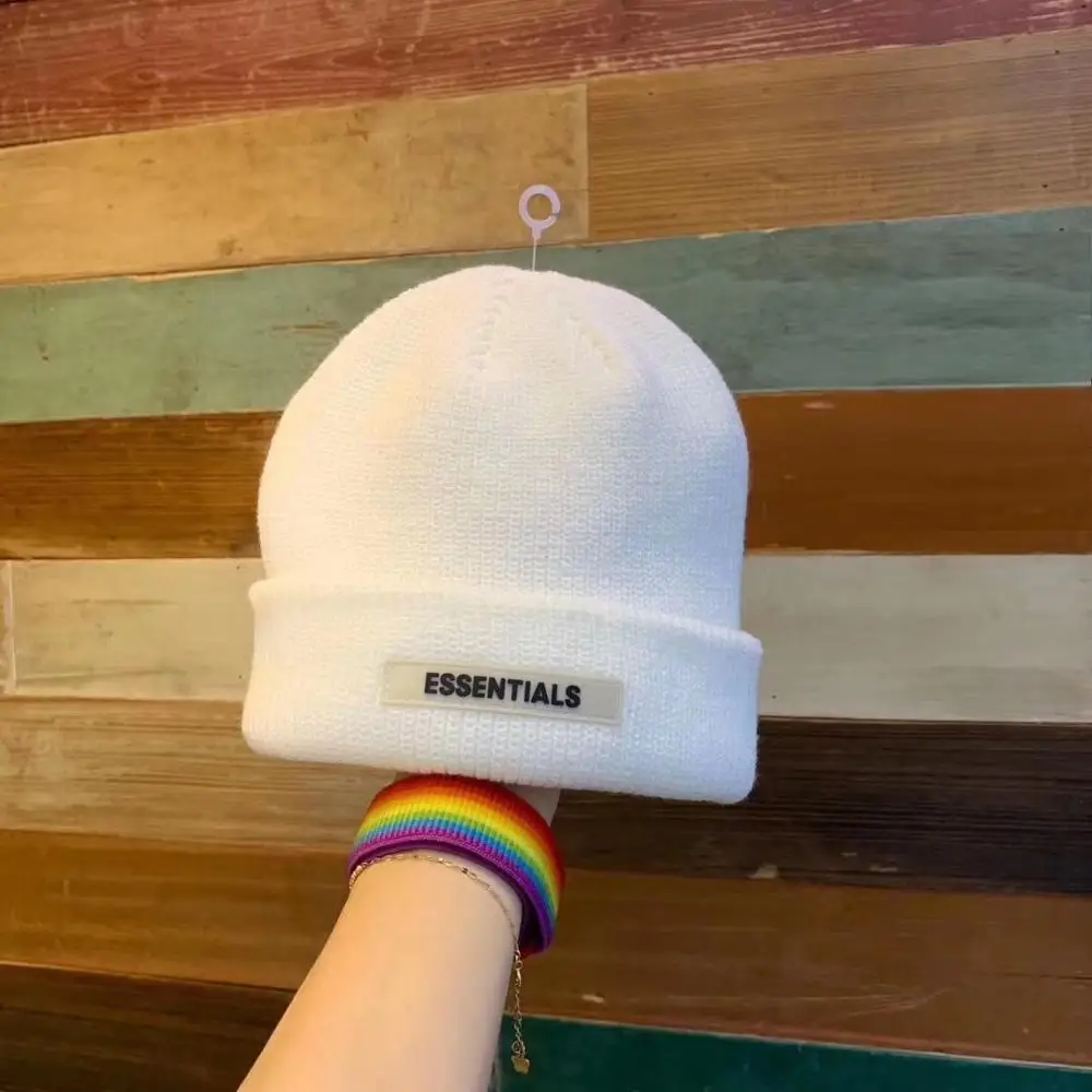 Beanie Winter Hats For Women Ladies Men Brimless Watch Docker ESSENTIALS Skull Cap Bonnet Autumn Knitted Hip hop Skullies Cuffed