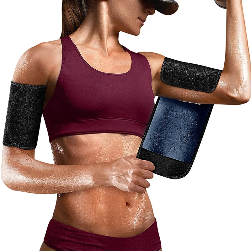 

Sweat Arm Bands Trimmer for Women & Men Sauna Arm Slimmer Shaper Compression Sleeves Wraps Lose Fat Burner Workout Belt Unisex