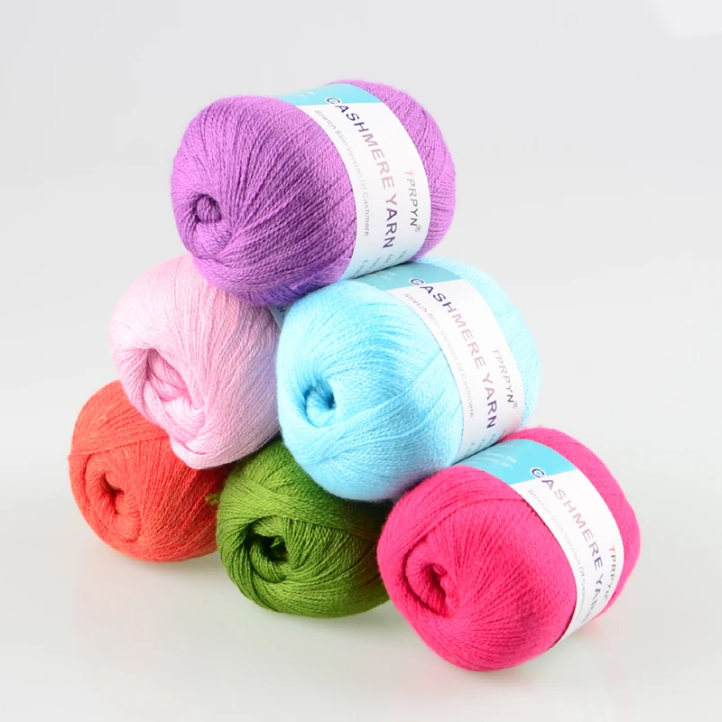 

TPRPYN 300g=6Pcs Soft Smooth Acylic Cashmere Yarn Companion Wool thread For Hand Knitting Yarn Crochet Yarn Threads line to knit