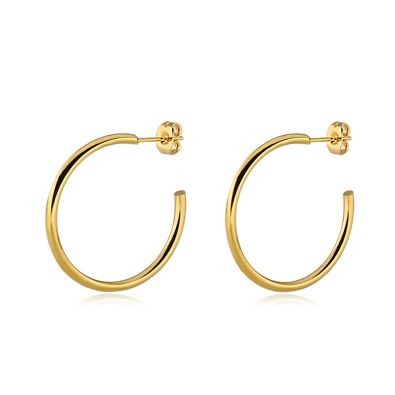 SOMMAR New 2019 Gold color Perfume women hoop earrings Circular Geometric earring Girlfriend Birthday\'s Gift |