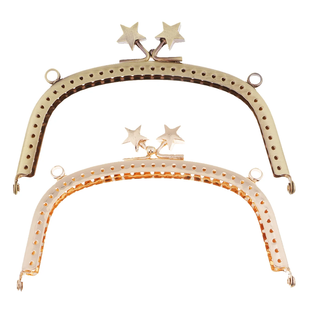 Сделай Сам кошелек ручка сумка для монет металлическая звезда форма поцелуй