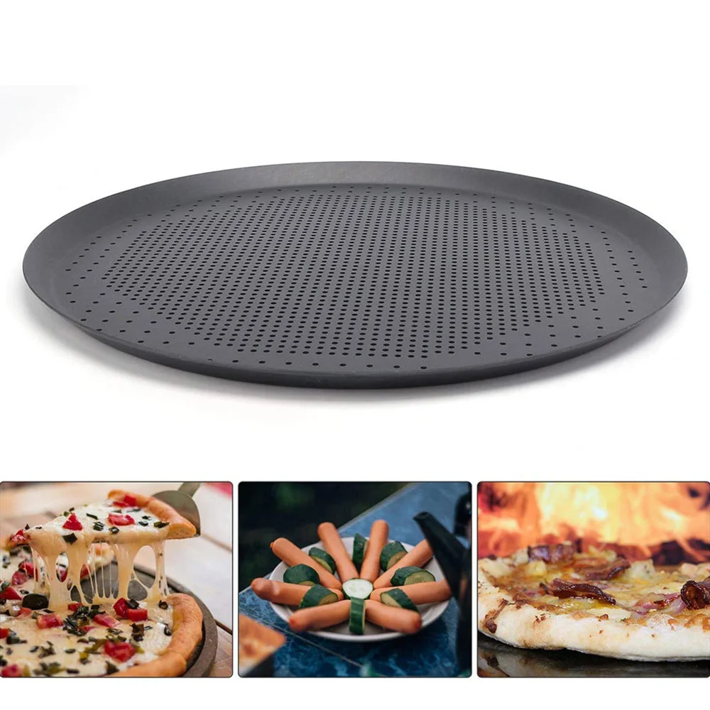 

Pizza Pan Round Pizza Tray Pizza Baking Tray
