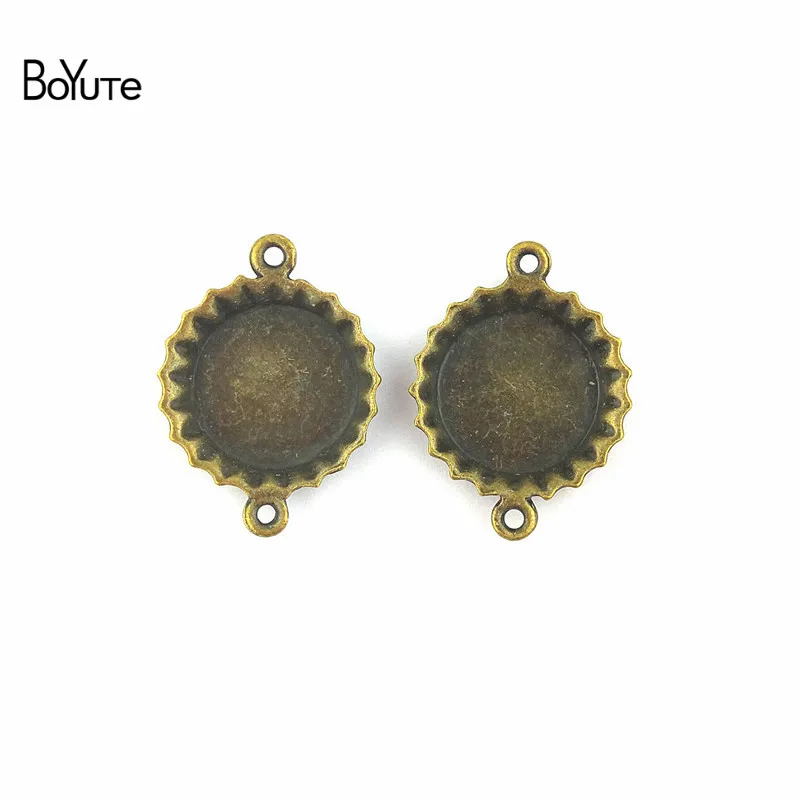 

BoYuTe (40 шт./лот) 16 мм старинные антикварные бронзовые покрытием из сплава металла и цинка, пивная бутылка шармы-соединители аксессуары для изг...