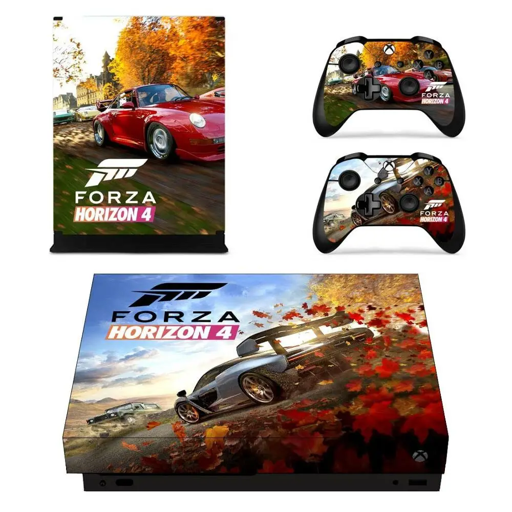 Наклейка Forza Horizon 4 s для Xbox One X Viny Skin sticker Pegatina Adesivos консоли one и пультов