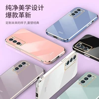 applicable to oppo realm gt master discovery version 6d electroplated straight edge mobile phone case findx3 anti falling