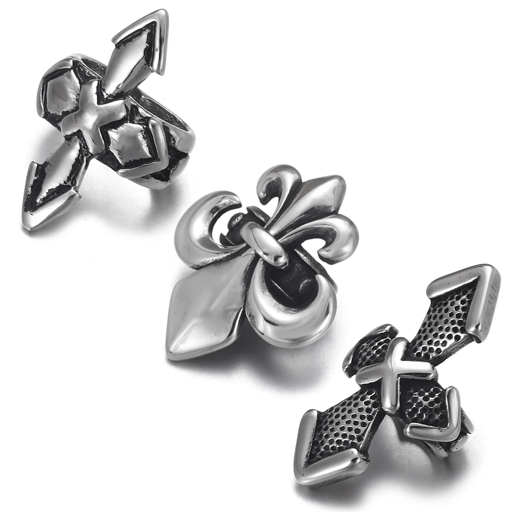 4 шт нержавеющая сталь скользящие бусины выхлопных газов двойное отверстие