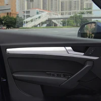 loyalty for audi q5l 2018 2019 inner side door handle bowl panel trim frame cover abs matter silver car accessories auto styling