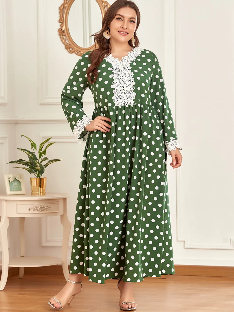 Женское черное платье Дубай длинное в мусульманском стиле | Тематическая одежда