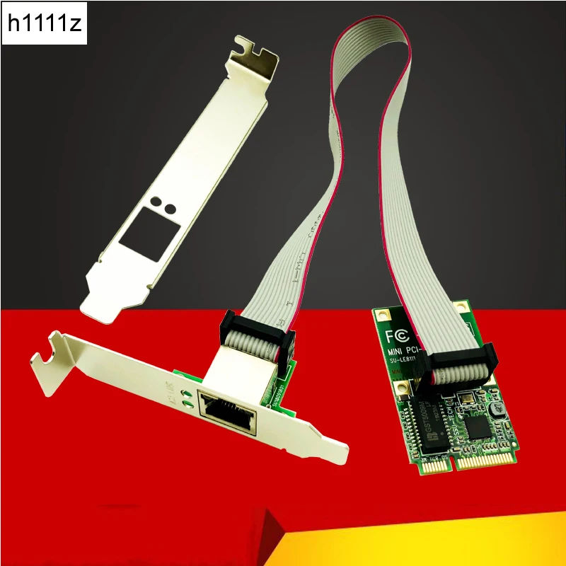 Сетевые карты H1111Z Mini PCI-E сетевая карта 1000 Мбит/с гигабитный Ethernet 10/100/1000 м сетевой