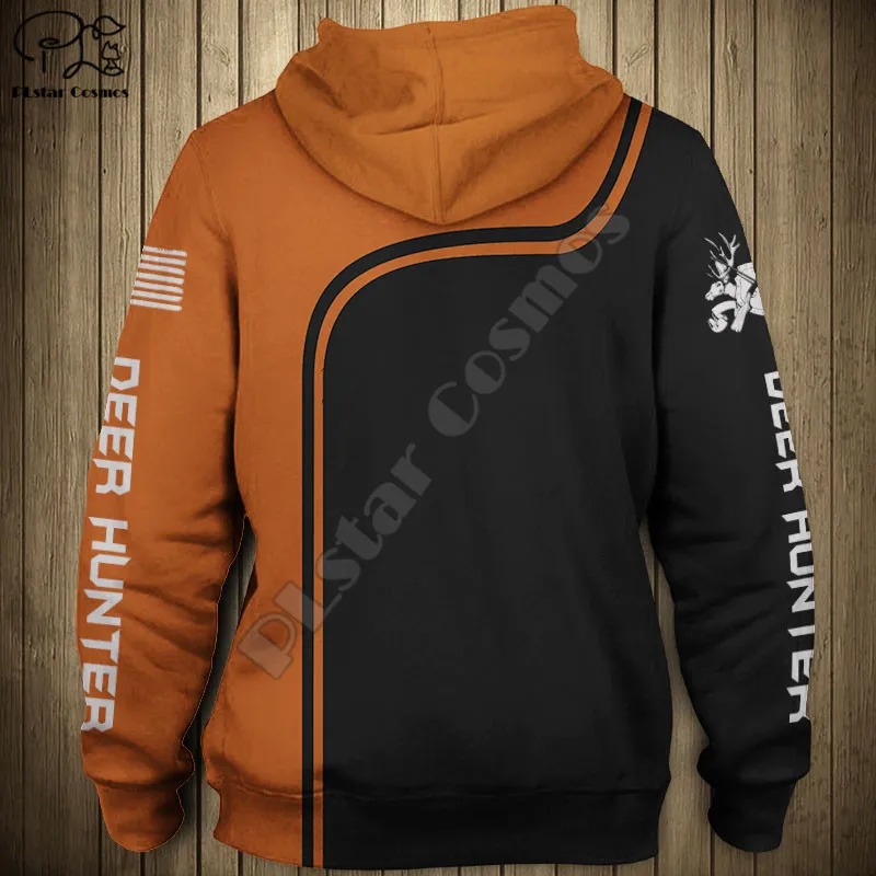 PLstar Cosmos Олень Охота флаг США 3D печать Новинка 2021 модные толстовки свитшоты на
