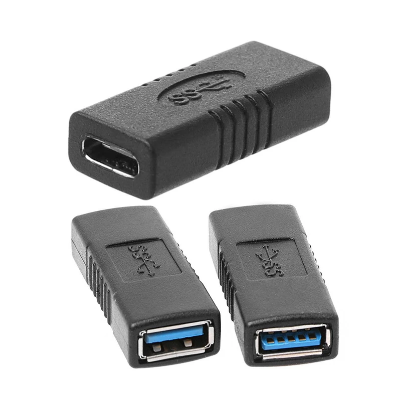 

3 шт. переходник «гнездо-гнездо» USB 3,1 Тип C и USB 3,0 тип A