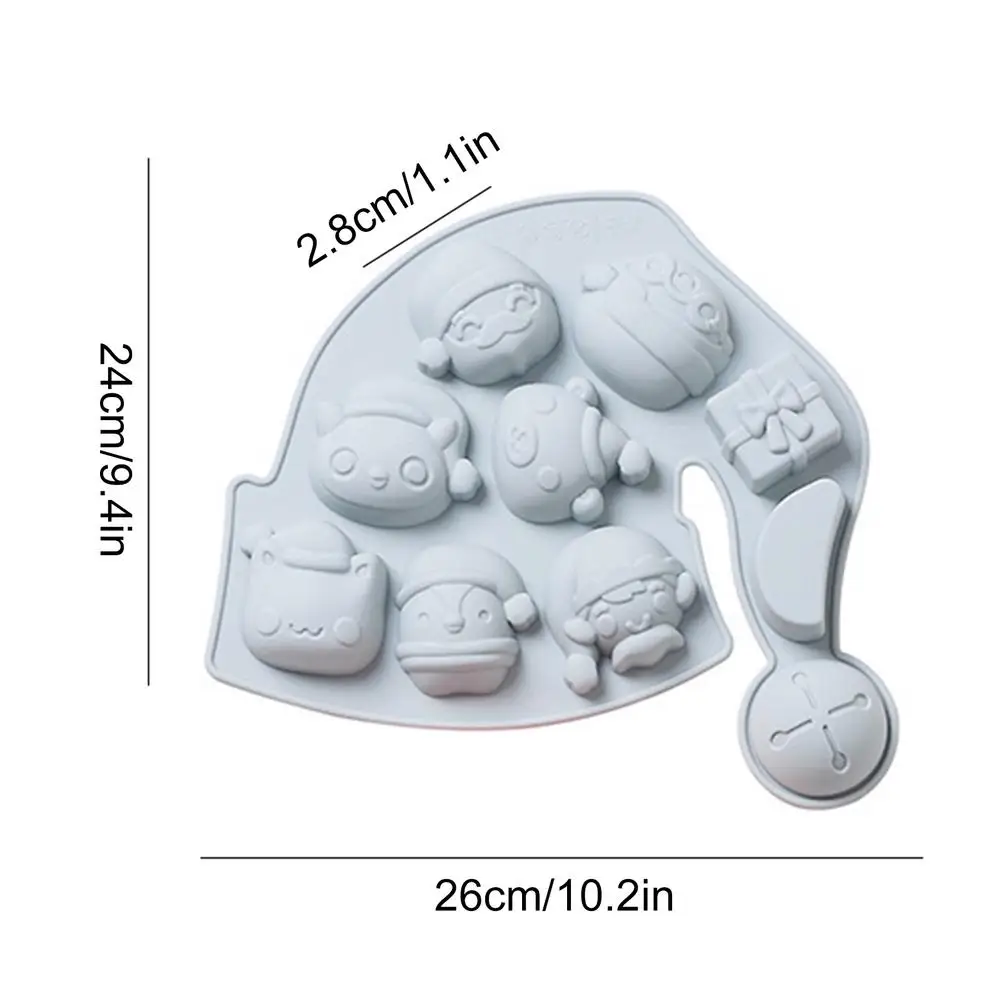 Новый торт силиконовые формы Рождество дорогой Снеговик Шоколад DIY Fondont сахарный