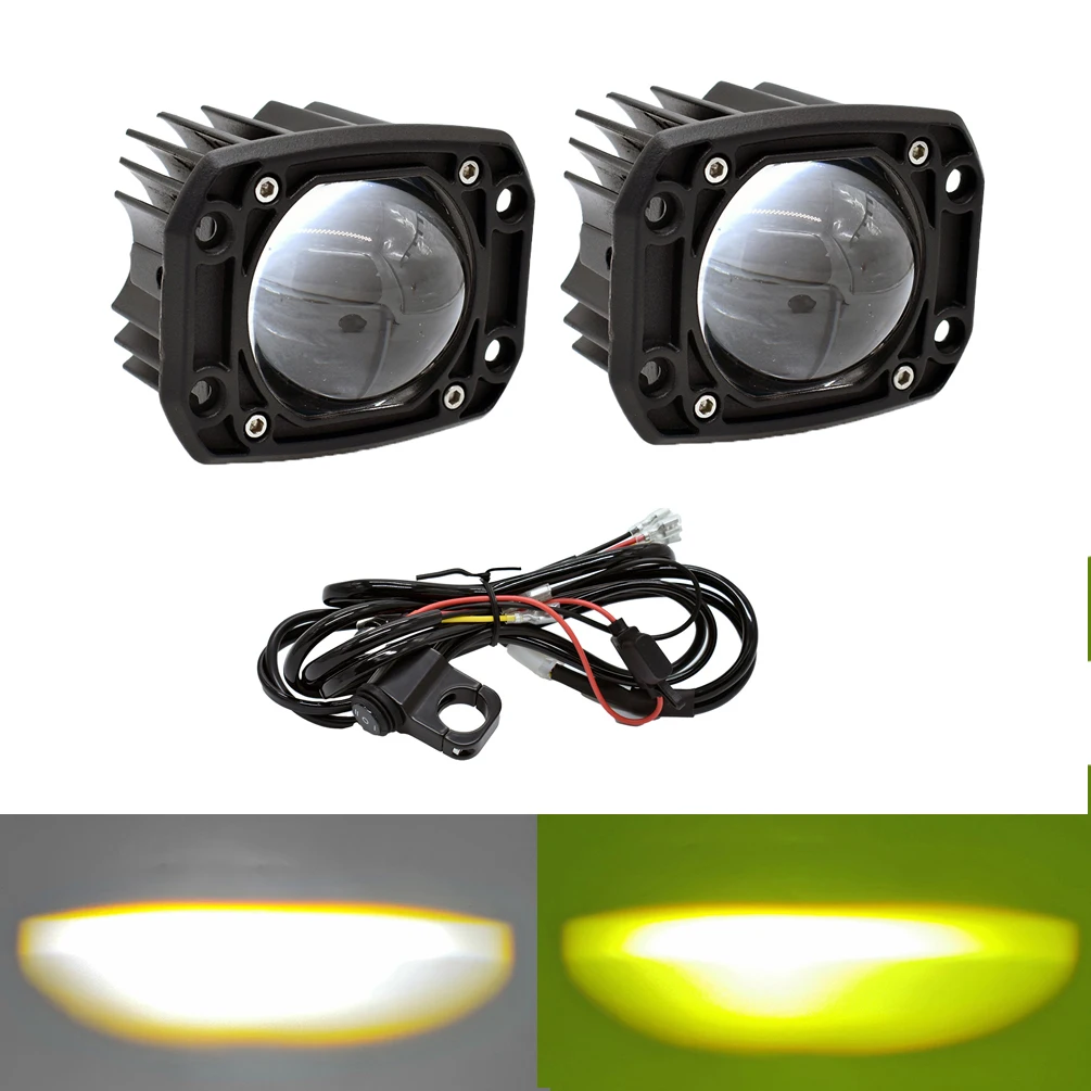 3-дюймовый квадратный светодиодный рабочий светильник с утапливаемым креплением