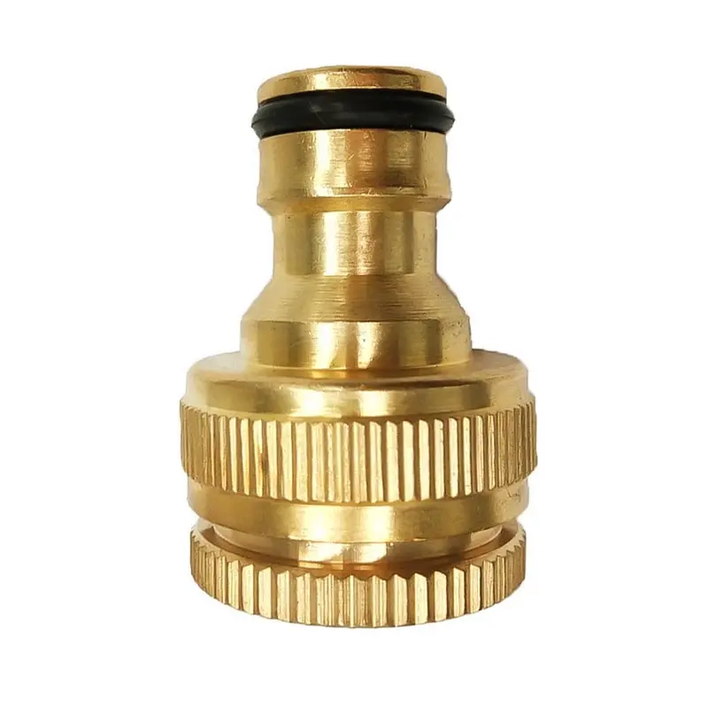 1/2~3/4 Fine Copper Garden Hose Tap Connector 3 Sizes Water Pipe Quick Easy Connect for Watering Irrigation System | Дом и сад