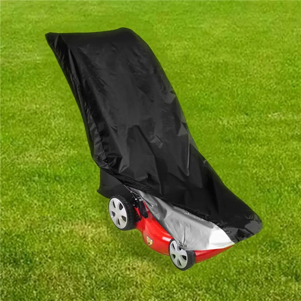Lawn Mower Cover Eco-friendly Dustproof 210D Oxford Cloth Lawn Mower Tractor Cover for Garden Durable Lawn Mowers Dust Cover
