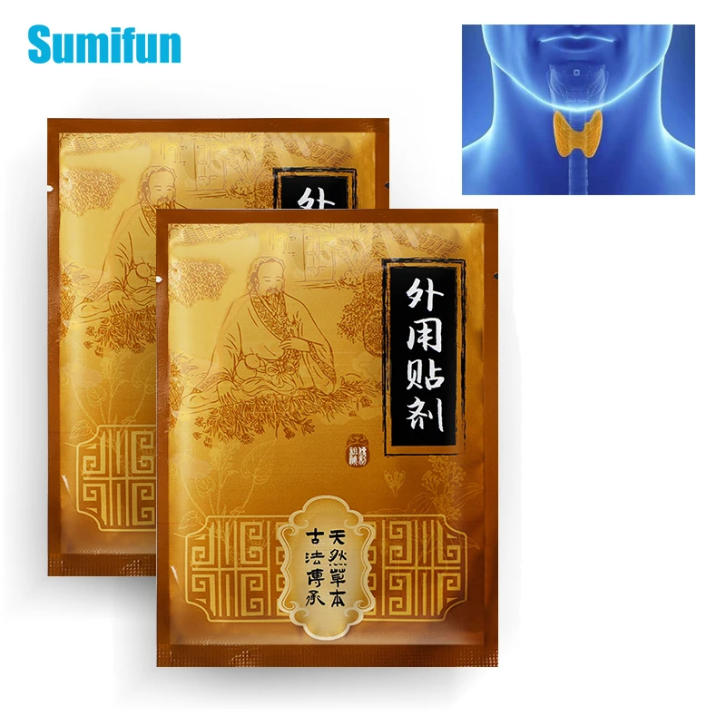 6 шт./пакет щитовидная железа лимфоузлы Патч груди лимфодренаж штукатурка