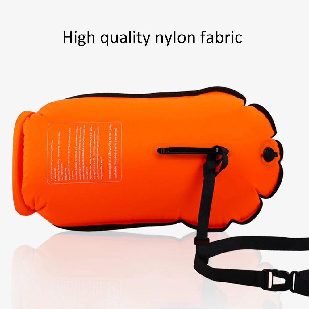 

Double Airbags Inflatable Swimming Bag Floating Anti-snor Water Storage proof Tear Resistant Nylon PVC Thickened Wear Resistant