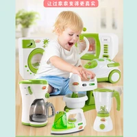 10 20cm kids toys play house toy simulation small household appliances multifunctional vacuum cleaner coffee toaster iron