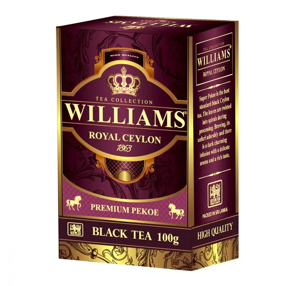 Чай Williams &quotRoyal Ceylon&quot черный 100 гр|Черный чай| |