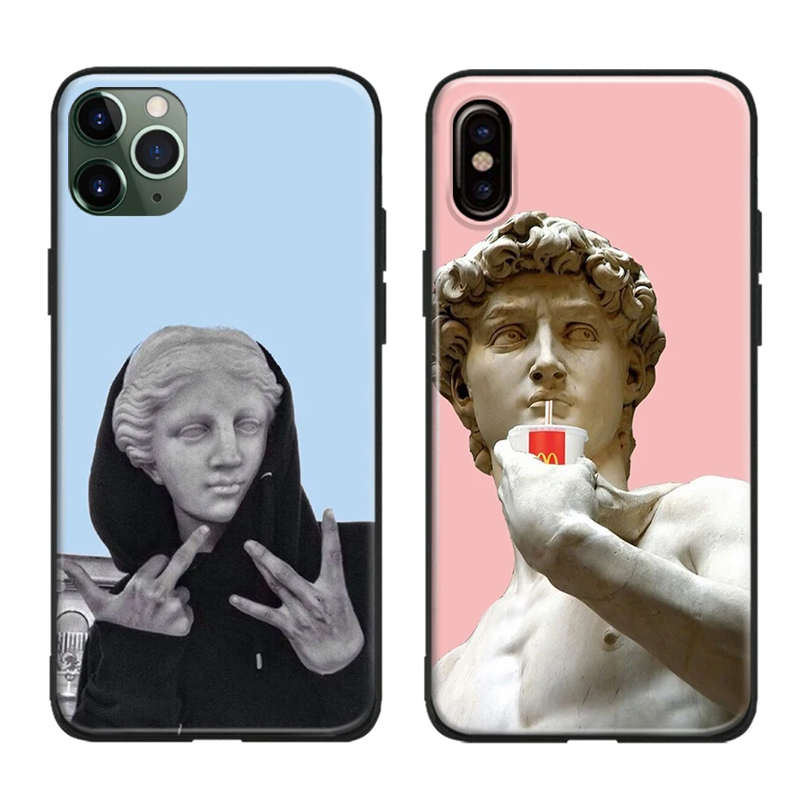 Мягкий силиконовый чехол для iPhone 6 6s 7 8 Plus X XR XS 11 Pro Max | Мобильные телефоны и