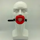 БДСМ кожаный ремешок с резиновой сексуальной губой оральный шар кляп секс-игрушки для мужчин женщин Фетиш раб флирт старше 18 лет