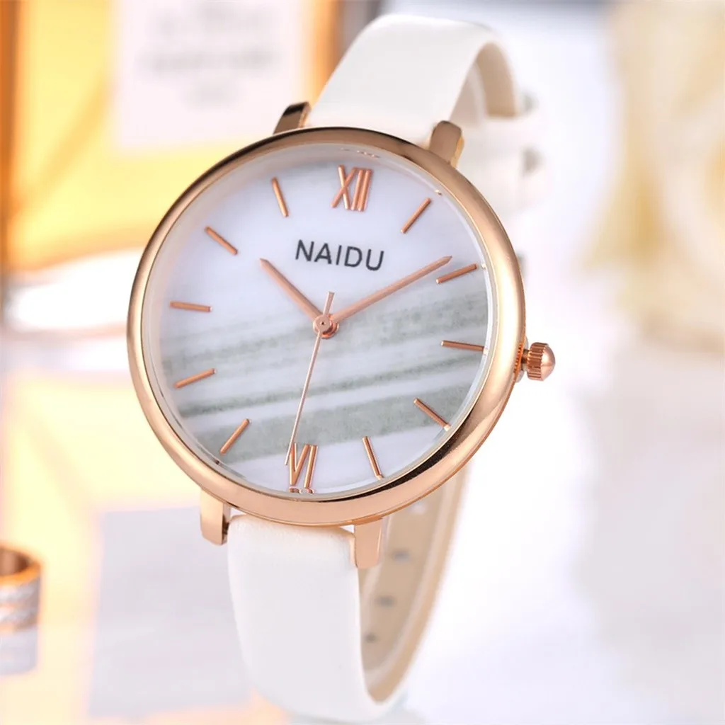 Элегантные женские часы роскошные трендовые полосатые наручные с ремешком