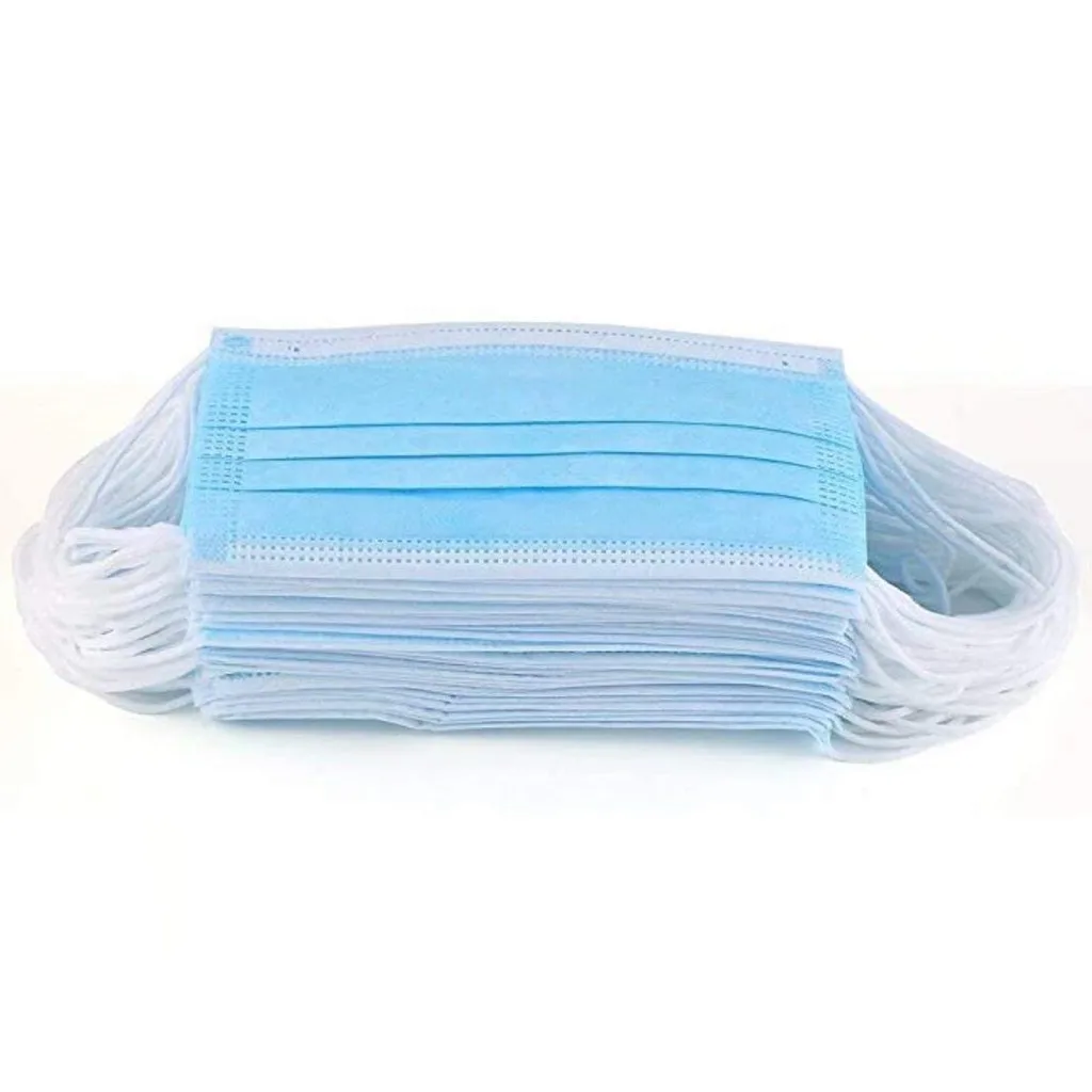 

Scarf 50pcs 3 Layer Filter Disposable Adult fabric Mouth Cover Scarf Cloth Outdoor Blue Face facema Halloween Cosplay