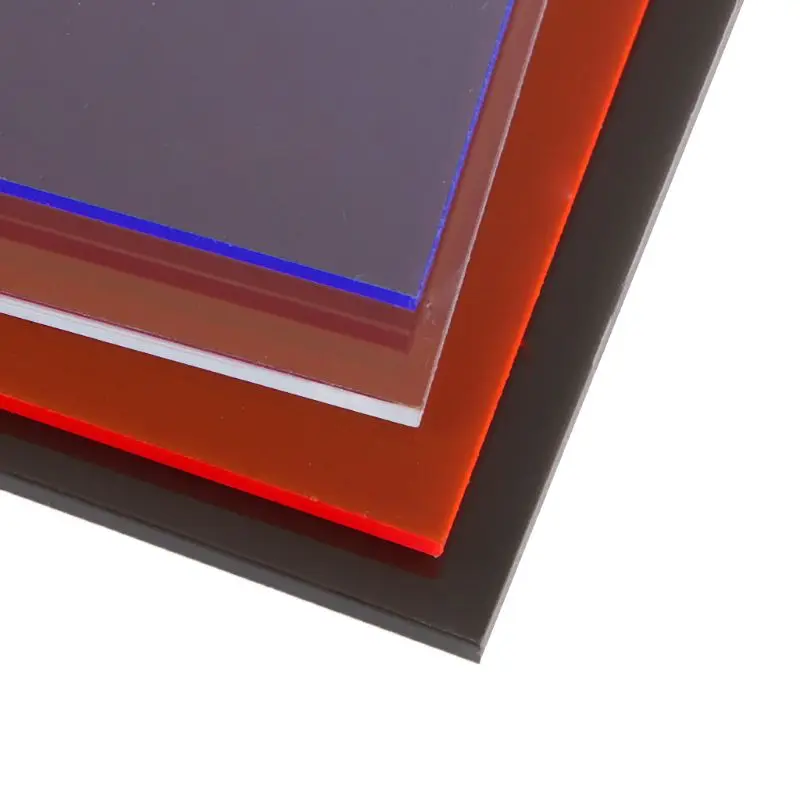 Plexiglass Board Colored Acrylic Sheet 8*8cm DIY Toy Accessories Model Making E7CB | Инструменты