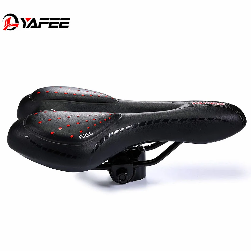 Велосипедное седло силиконовая Мягкая кожа поверхность силикагелевое
