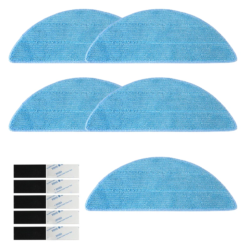 

Rag Stickers Kit For Ecovacs Deebot 601 Robot Vacuum Cleaner Cleaning Supplies