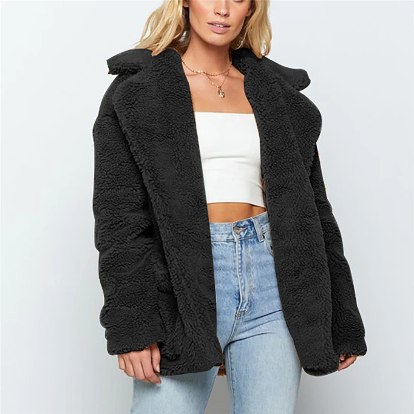 Preise Frauen 2020 Frühling Winter Faux Pelzmantel Weibliche Beiläufige Lange Teddy Jacke Damen Vintage Starke Gefälschte Pelz Plüsch Mantel Oberbekleidung A4