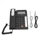 KX T7007 двойной Интерфейс Caller ID большими кнопками Офис телефонной линии Черный audifono Домашний Телефон проводной телефон