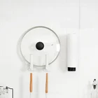Выдвижной настенный кухонный стойка для хранения многофункциональная пластиковый держатель для полотенец креативный кастрюля с крышкой Шкаф-органайзер для кухни Кухонный Органайзер