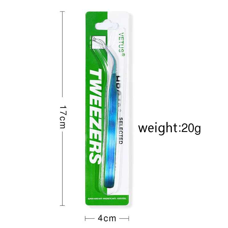 Пинцеты прямые изогнутые нейл-арта акриловые гелевые для ресниц наращивание