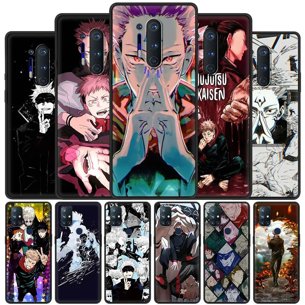 

Shockproof Case For OnePlus 8 Nord 5G 7 Pro 8T Z N10 6 6T 7T N100 Phone Cover Soft Funda Shell Coque Jujutsu Kaisen Anime Capa