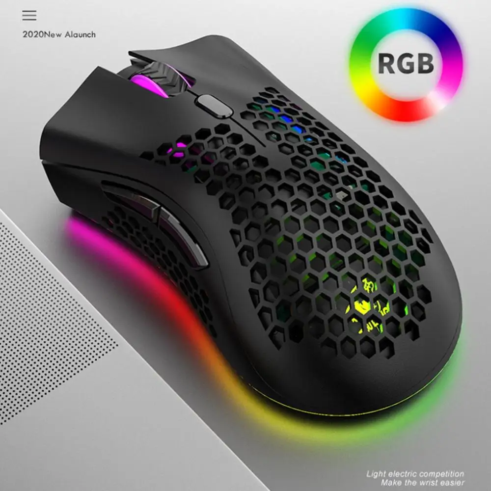 Беспроводная игровая мышь Liberty Wolf X3 2 4 ГГц Регулируемая DPI RGB подсветка