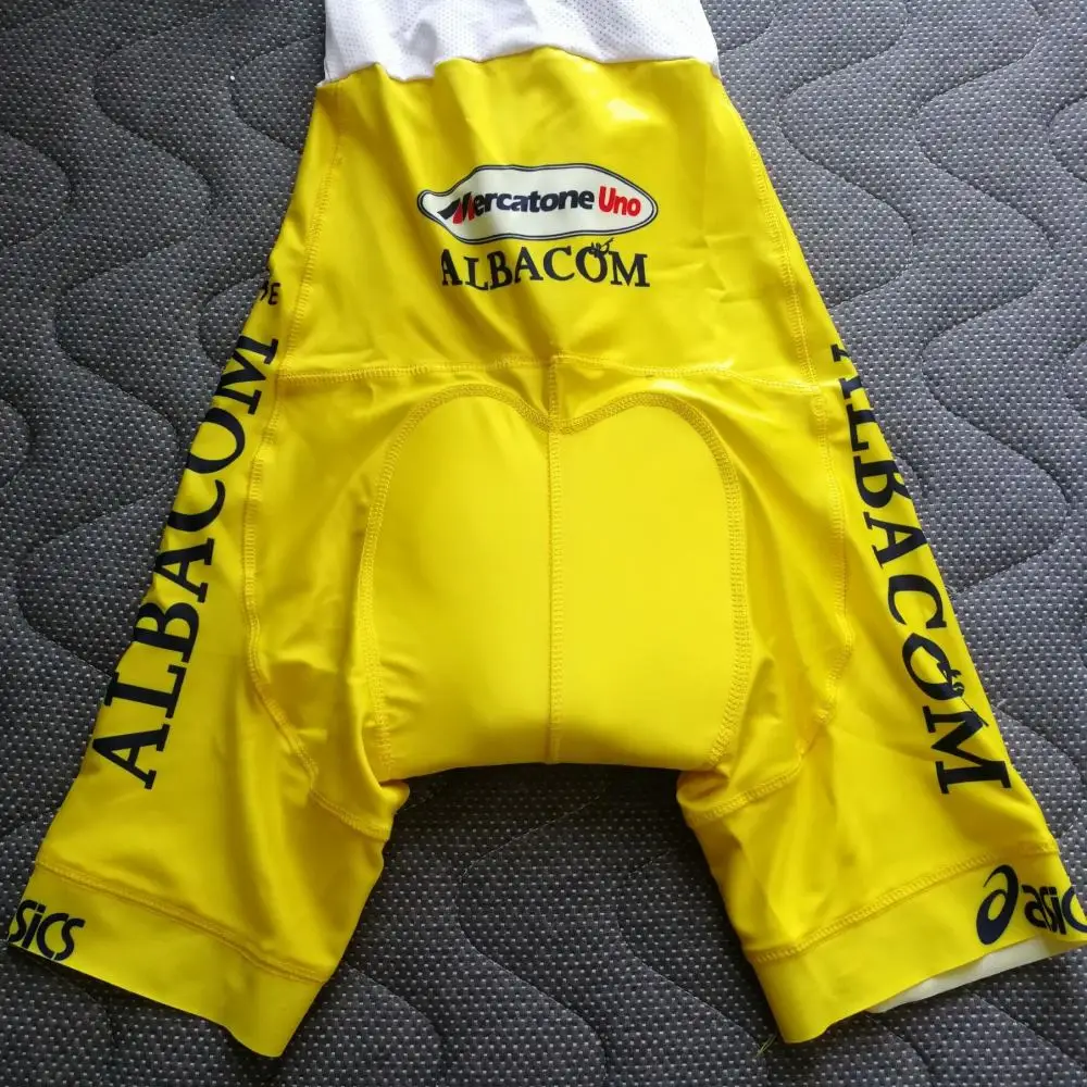 Желтая итальянская велосипедная Футболка Marco Pantani с лазерным вырезом летняя