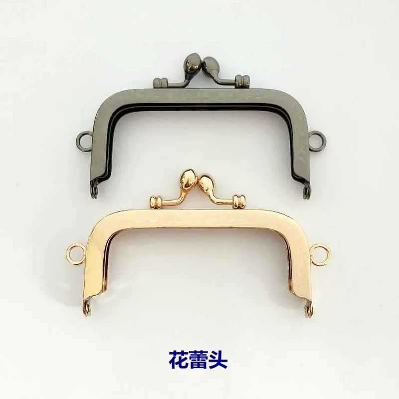 10.5CM Coin Metal Purse Frame Making Kiss Clasp Lock for Clutch Bag Handle Handbag Accessories Red Bronze Tone Bags Hardware | Дом и сад