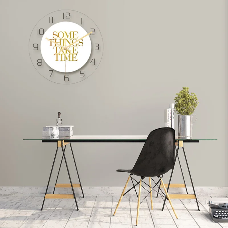 3D цифровые настенные часы 12 дюймов декоративные современные большие бесшумные