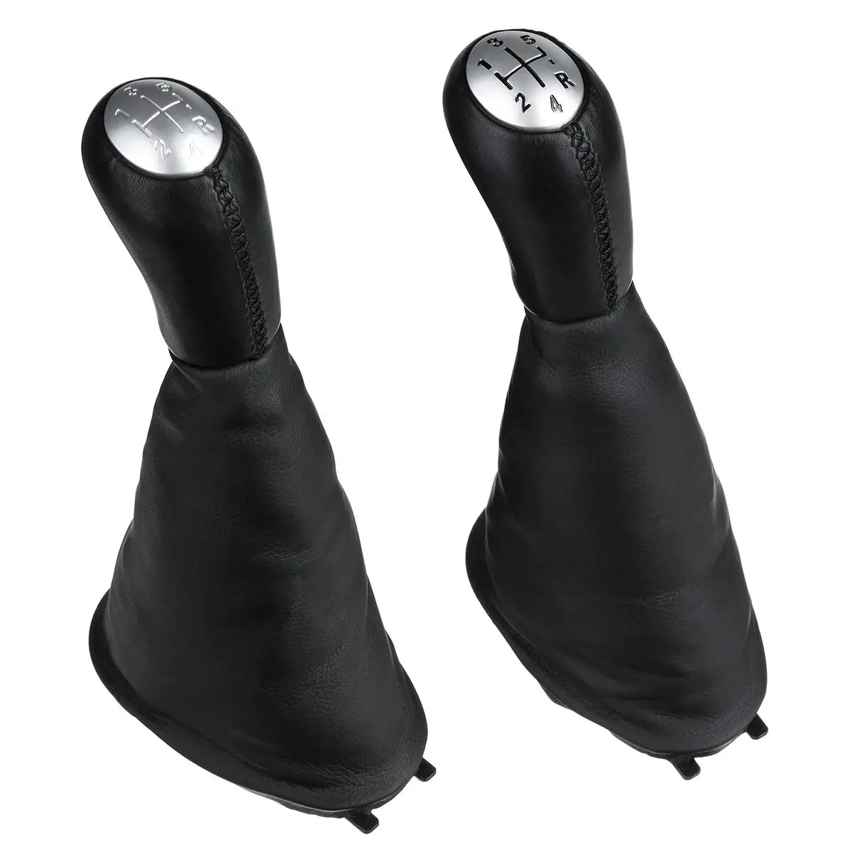 5 Speed Maunal Car Gear Shift Knob Lever with Boot Cover For Renault Clio 2 II 3 III Megane Scenic Kangoo Leather | Автомобили и