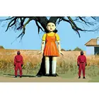 Картина по номерам Игра в кальмара - Красный свет Зелёный свет, 40 х 50 см