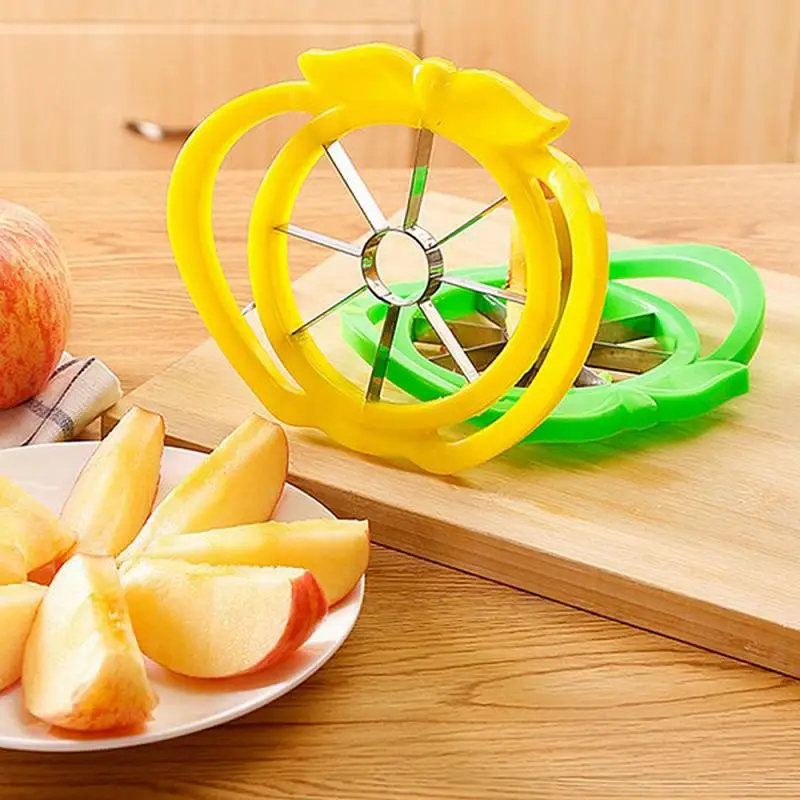 

Creative Kitchen Apple Slicers Corers Cutter Pear Fruit Divider Tool Handle Party Kitchen Vegetable Accessories Apple Peeler