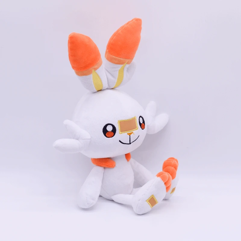 Высокое качество Scorbunny Sobble Grookey мягкая плюшевая игрушка японского аниме Кукла мультфильм дети девочки рождественские подарки на день рождения