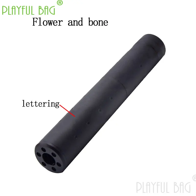

PB Playful bag Outdoor sports interesting toys JinMing8 muffler 14mm inverted thread water bullet gun accessories MD76