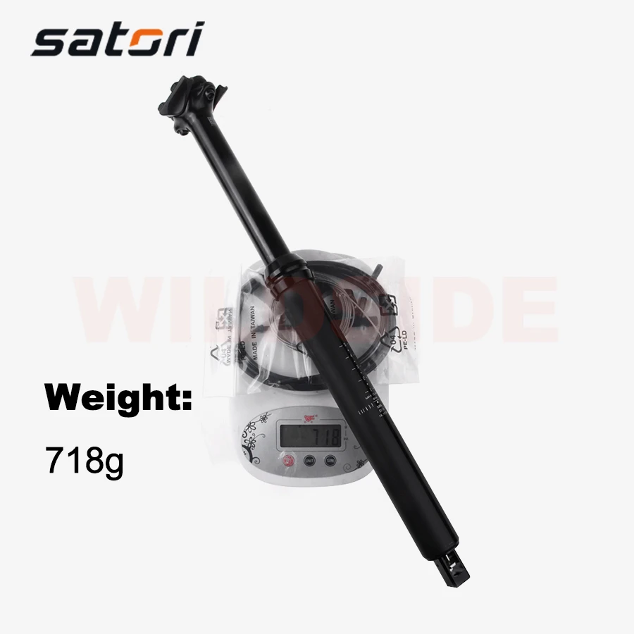 Satori sorata pro adjustable dropper seatpost mtb mountain bike 30.9/31.6 remote lever bicycle seat post suspension part | Спорт и